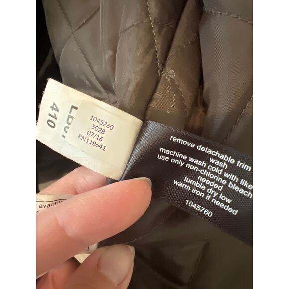 Lane Bryant Green Warm Hooded Coat Parka Women's Plus Size 18 20 Winter EUC - Picture 9 of 9